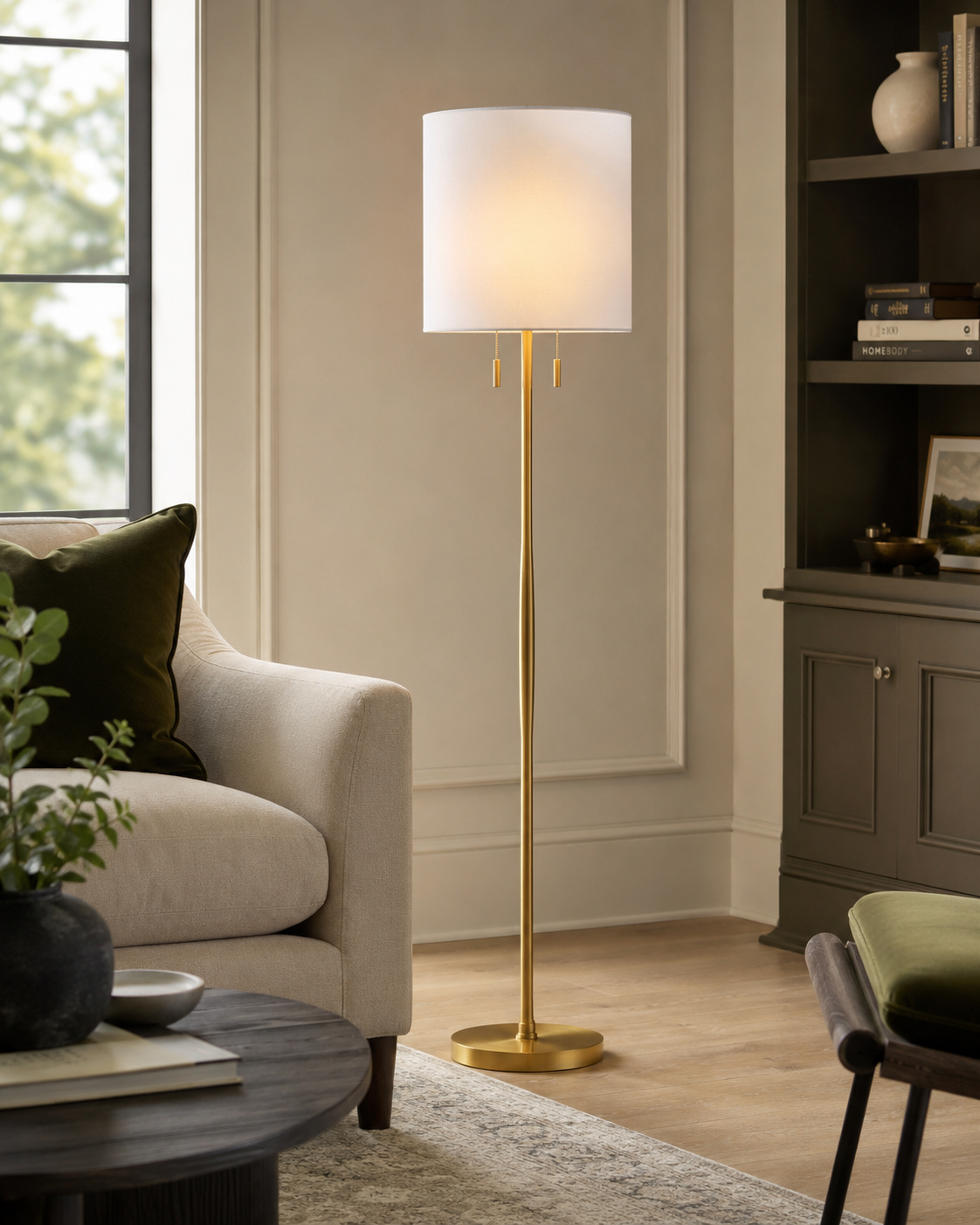 Forty West Eliza Floor Lamp — lifestyle