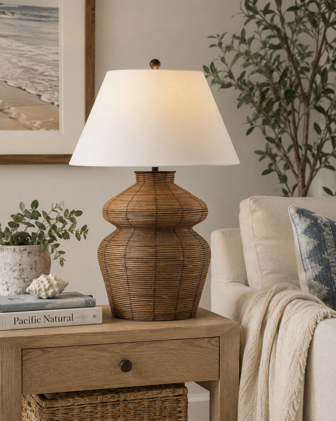 Forty West Virginia Table Lamp — lifestyle