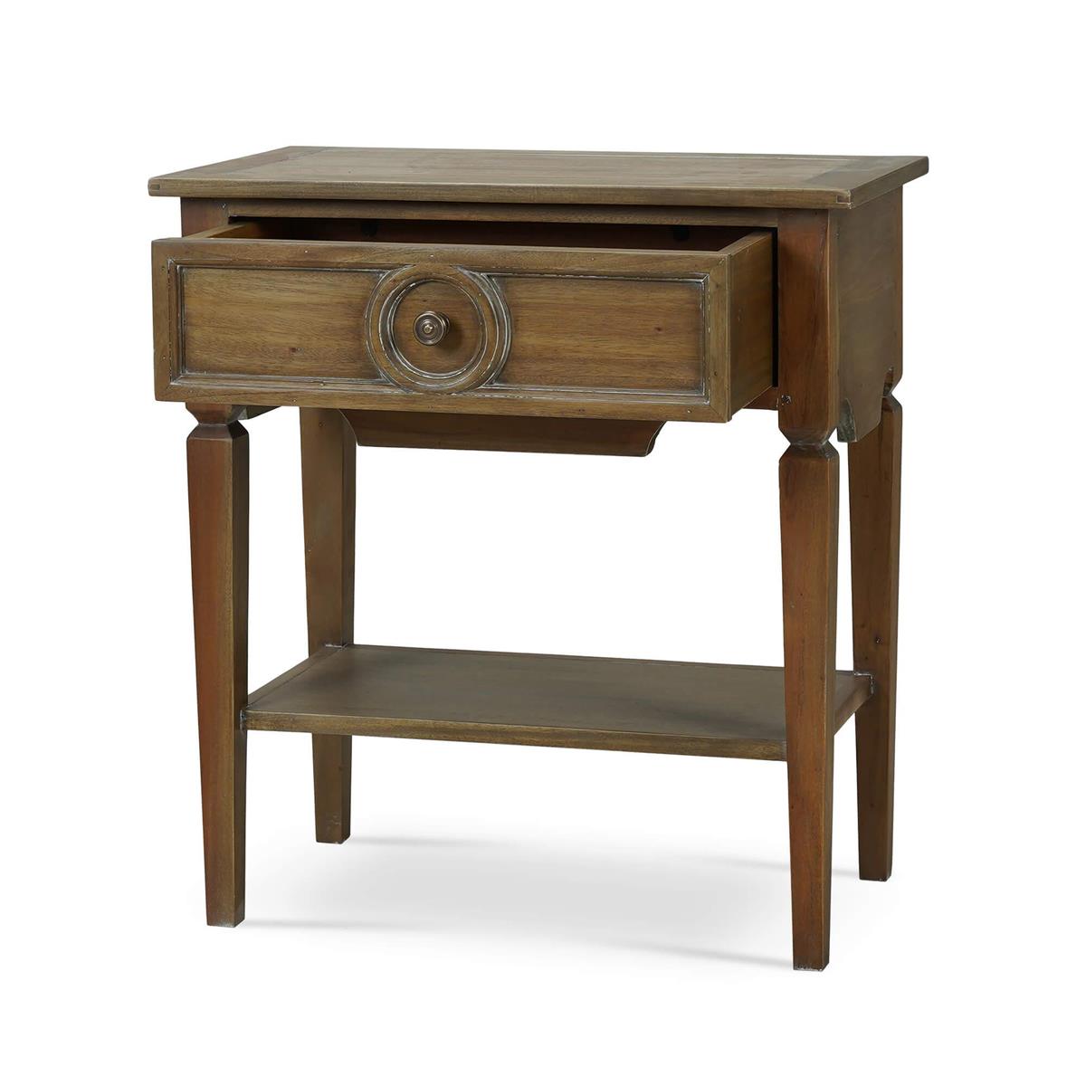 Bramble Orleans Side Table — Straw Wash