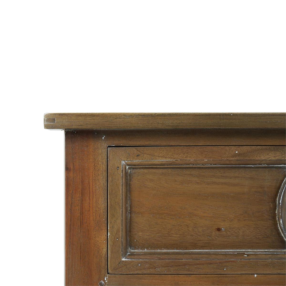 Bramble Orleans Side Table — Straw Wash