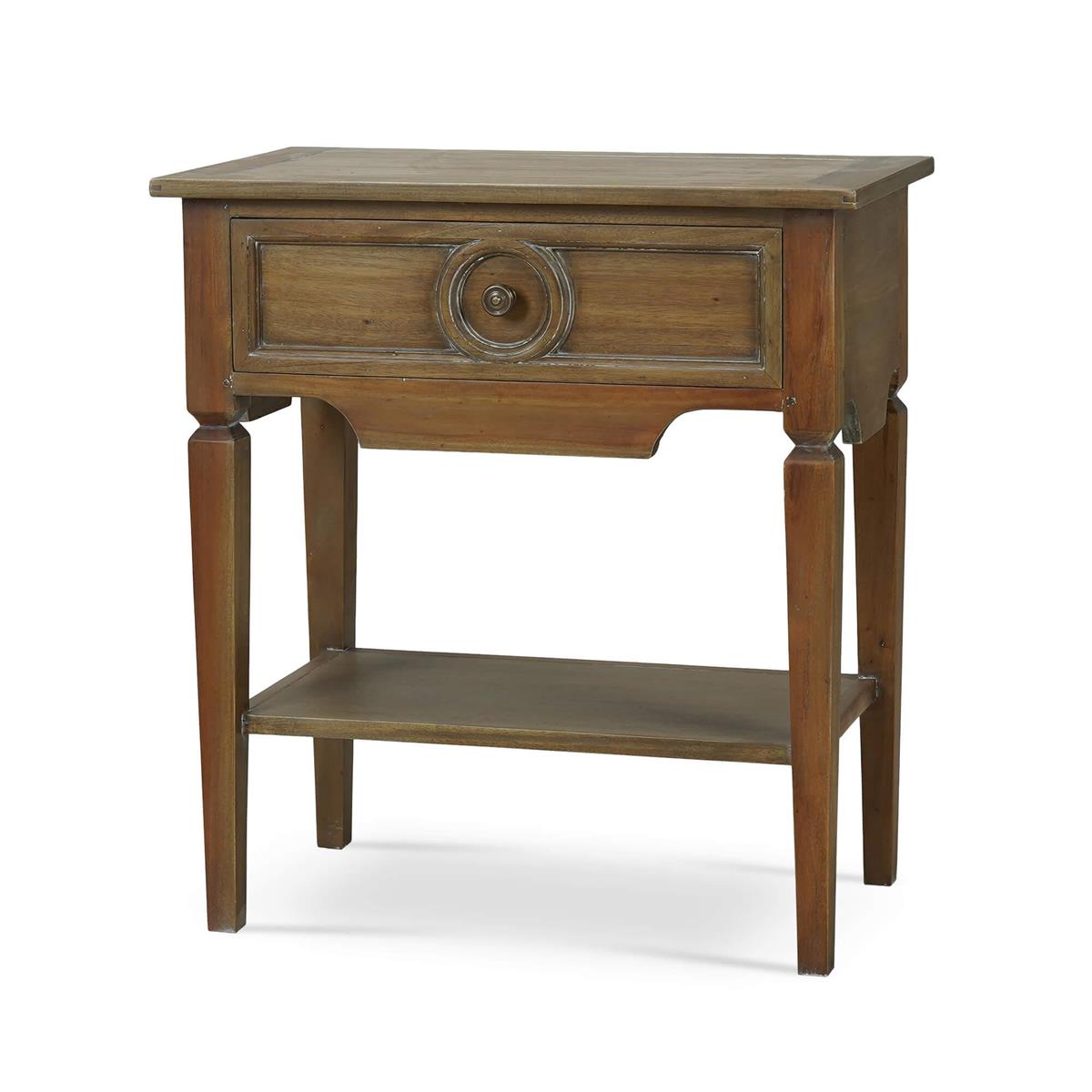 Bramble Orleans Side Table — Straw Wash