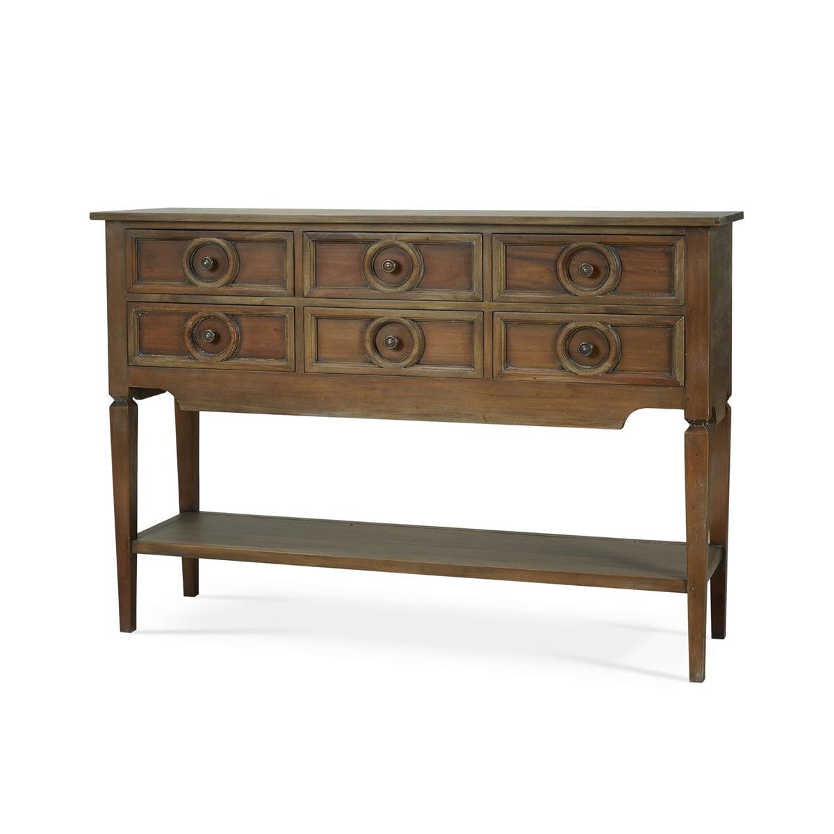 Bramble Orleans Console Table — Straw Wash