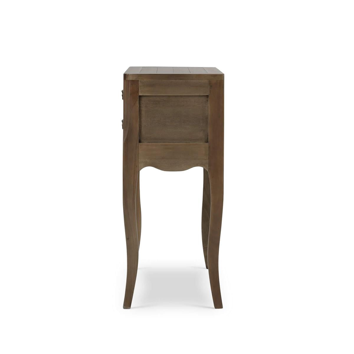 Bramble Chardonnay Side Table — Straw Wash