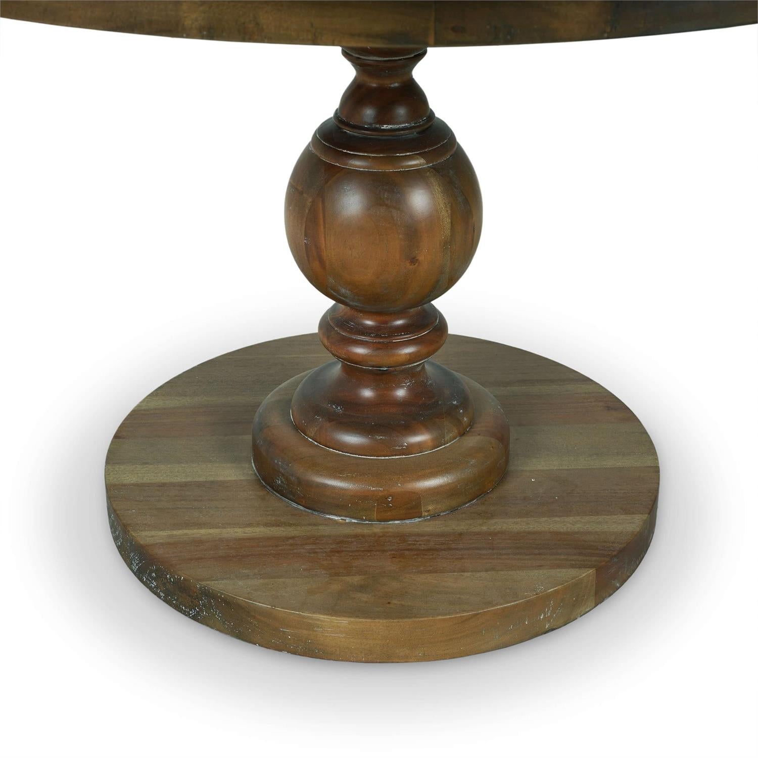 Bramble Goucho Round Dining Table 48'' — Straw Wash