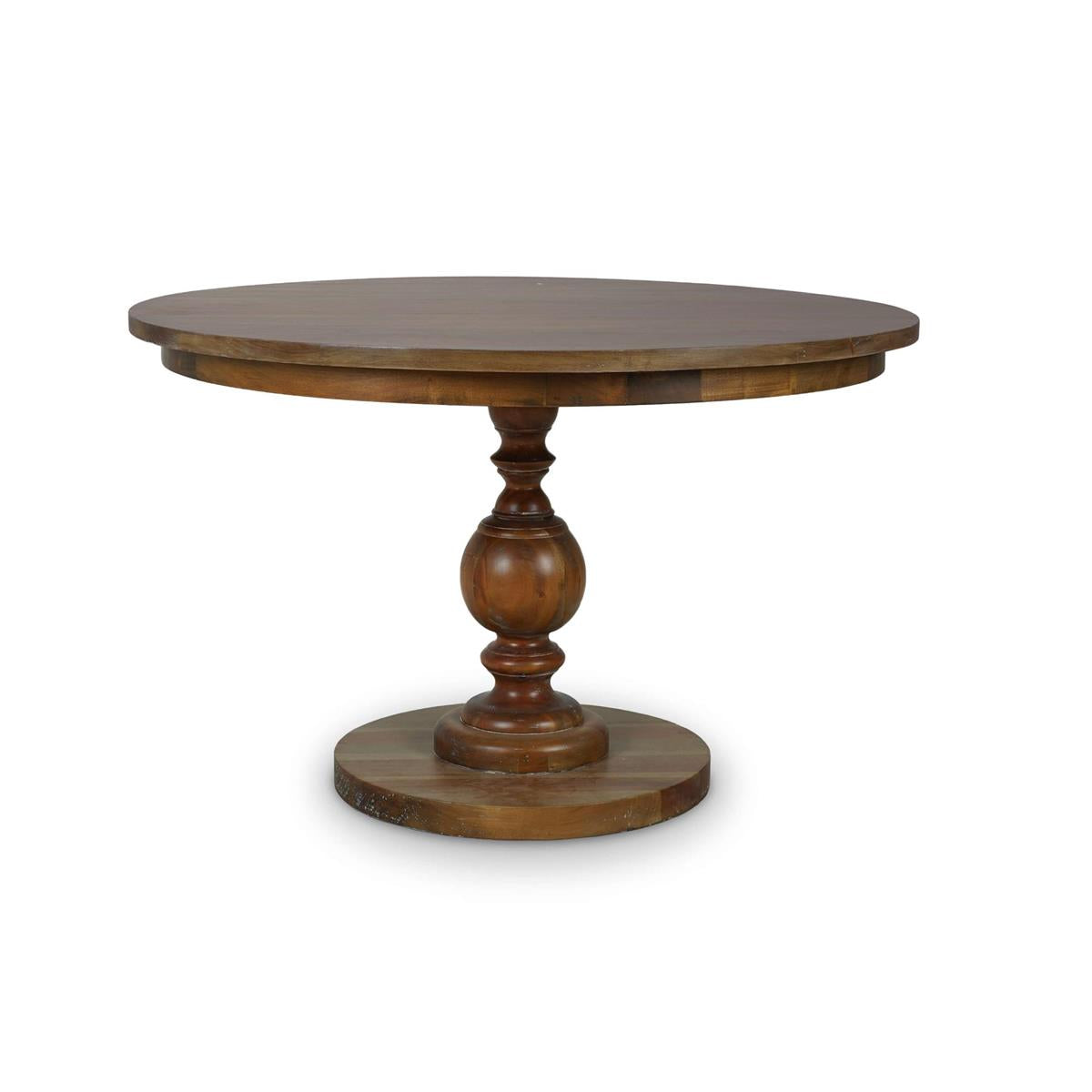 Bramble Goucho Round Dining Table 48'' — Straw Wash
