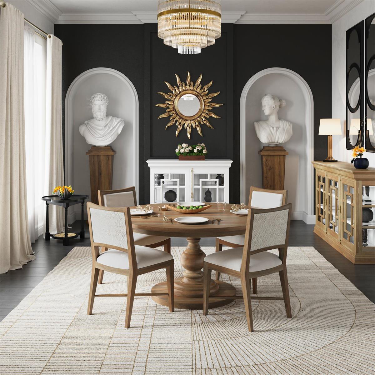 Bramble Dorchester Pier Mirror — Batavia Black
