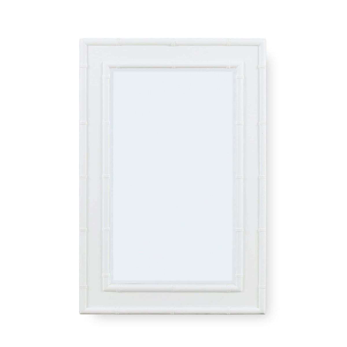 Bramble Chelsea Rectangular Mirror — Architectural White / Light Distressed