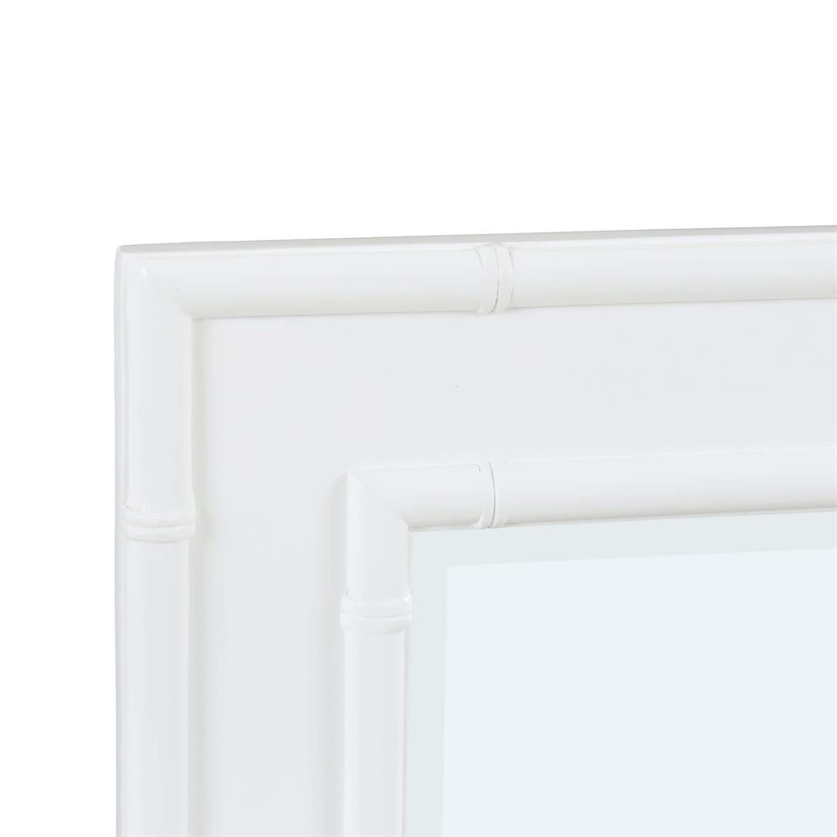 Bramble Chelsea Rectangular Mirror — Architectural White / Light Distressed