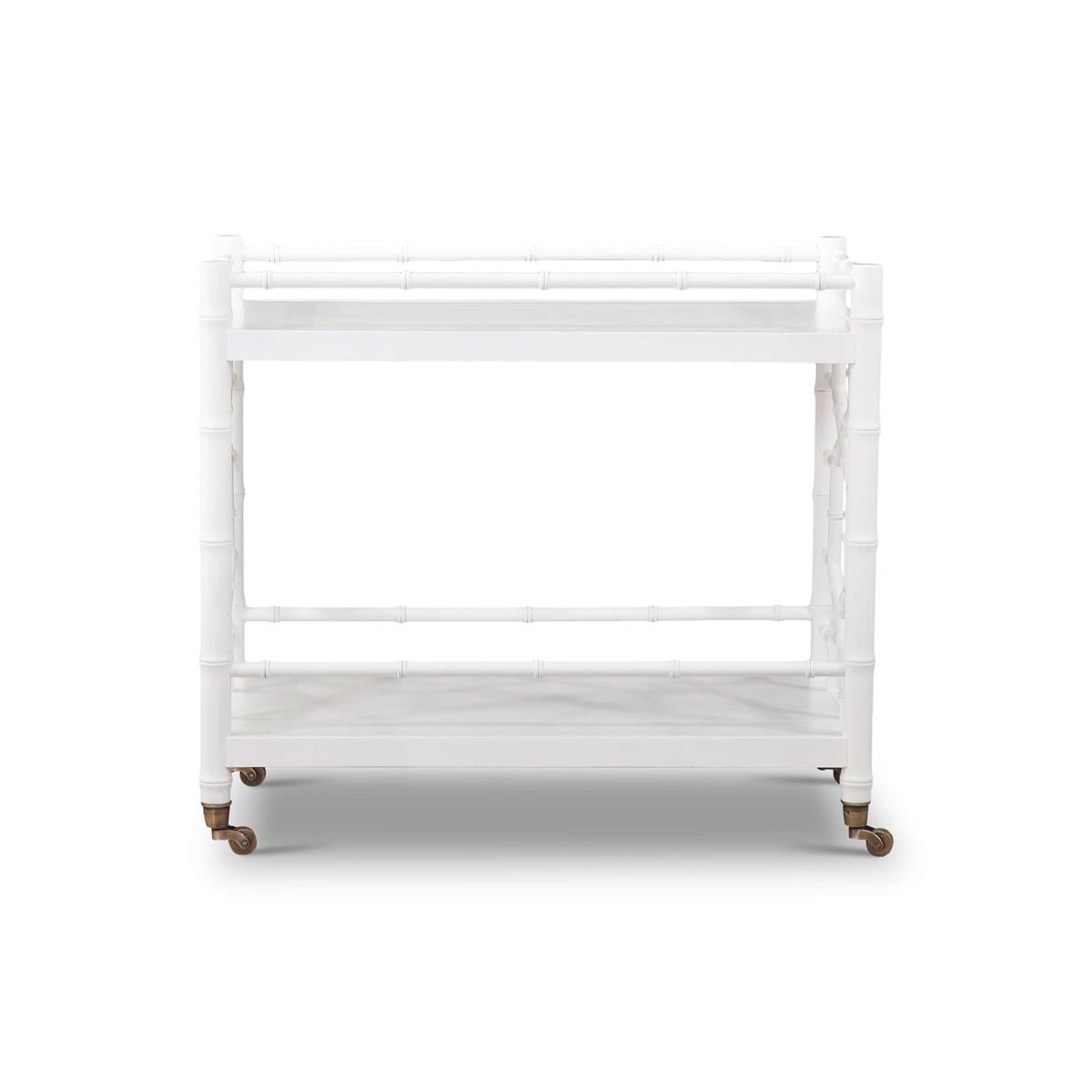 Bramble Grosvenor Drinks Trolley — True White *