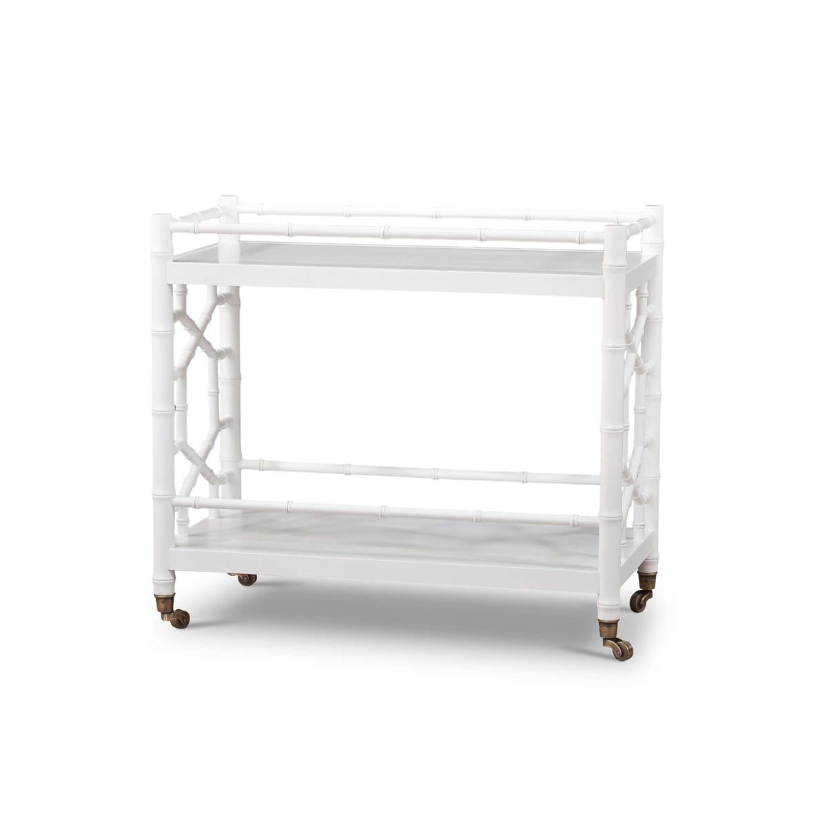 Bramble Grosvenor Drinks Trolley — True White *