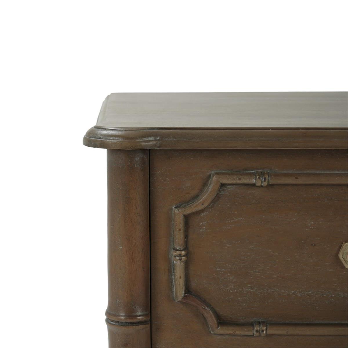 Bramble Chelsea End Table — Straw Wash