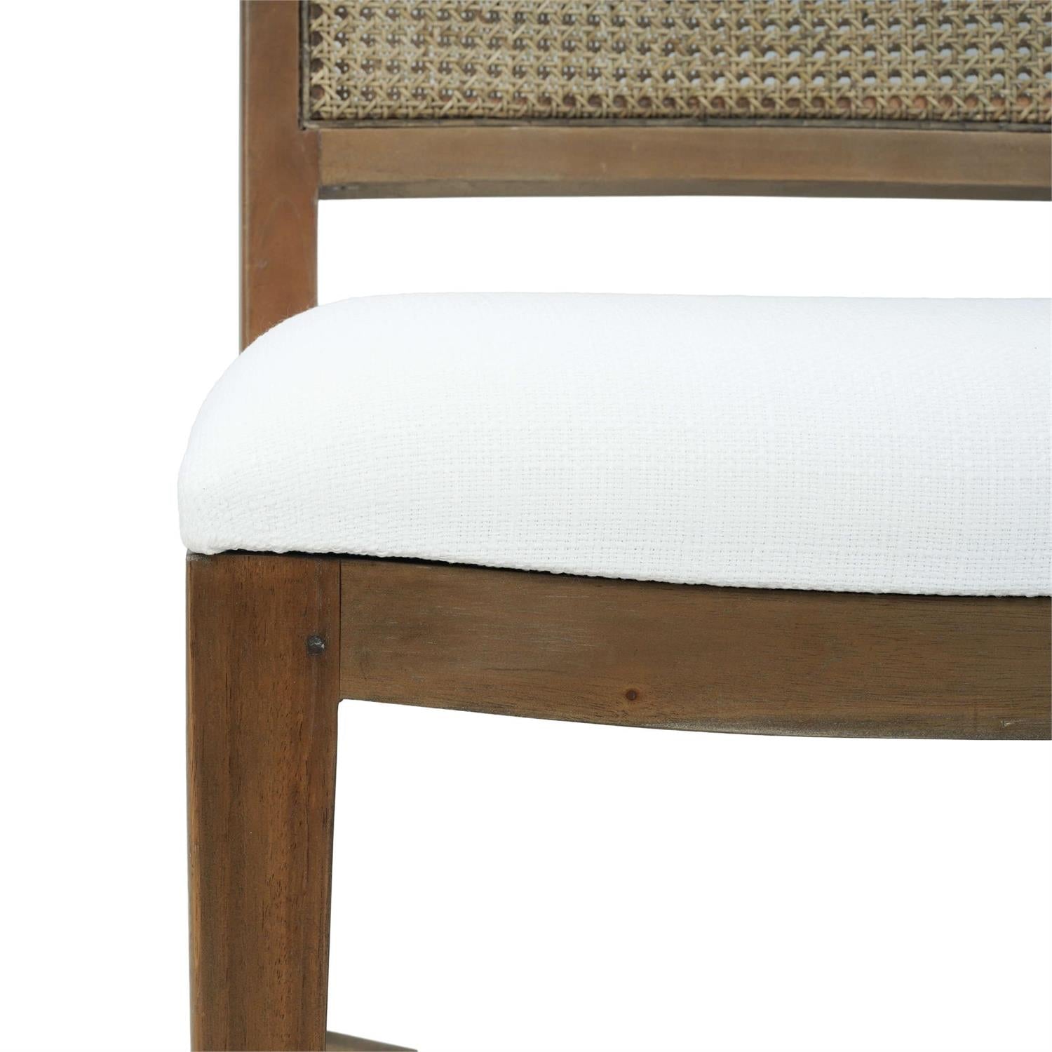 Bramble Dulwich Dining Chair — Straw Wash / Arctic