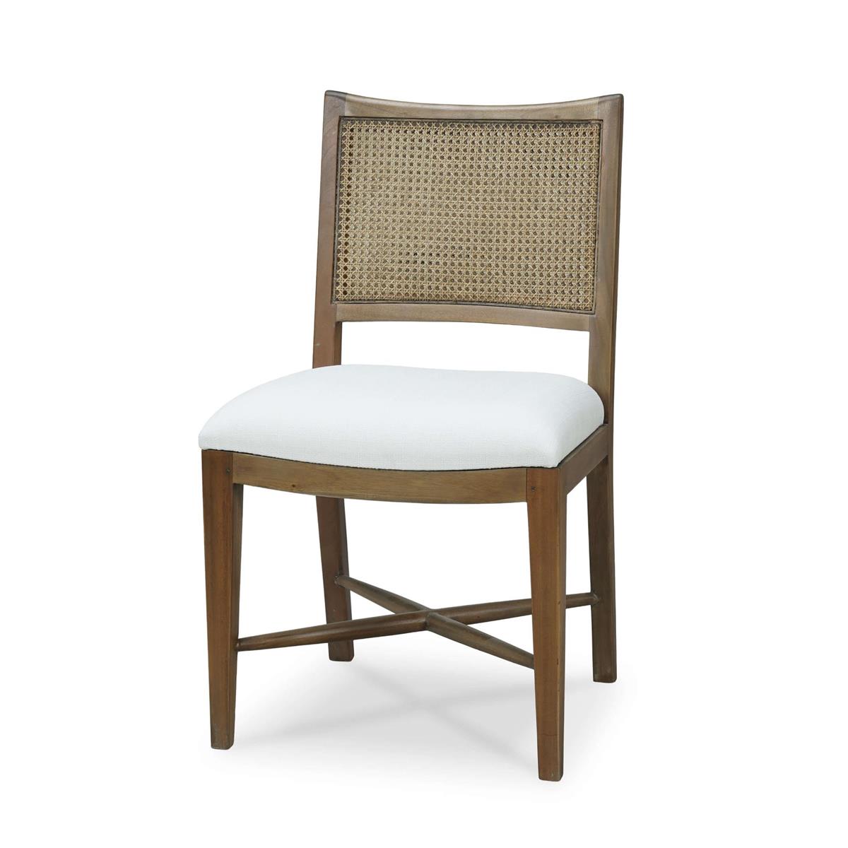 Bramble Dulwich Dining Chair — Straw Wash / Arctic