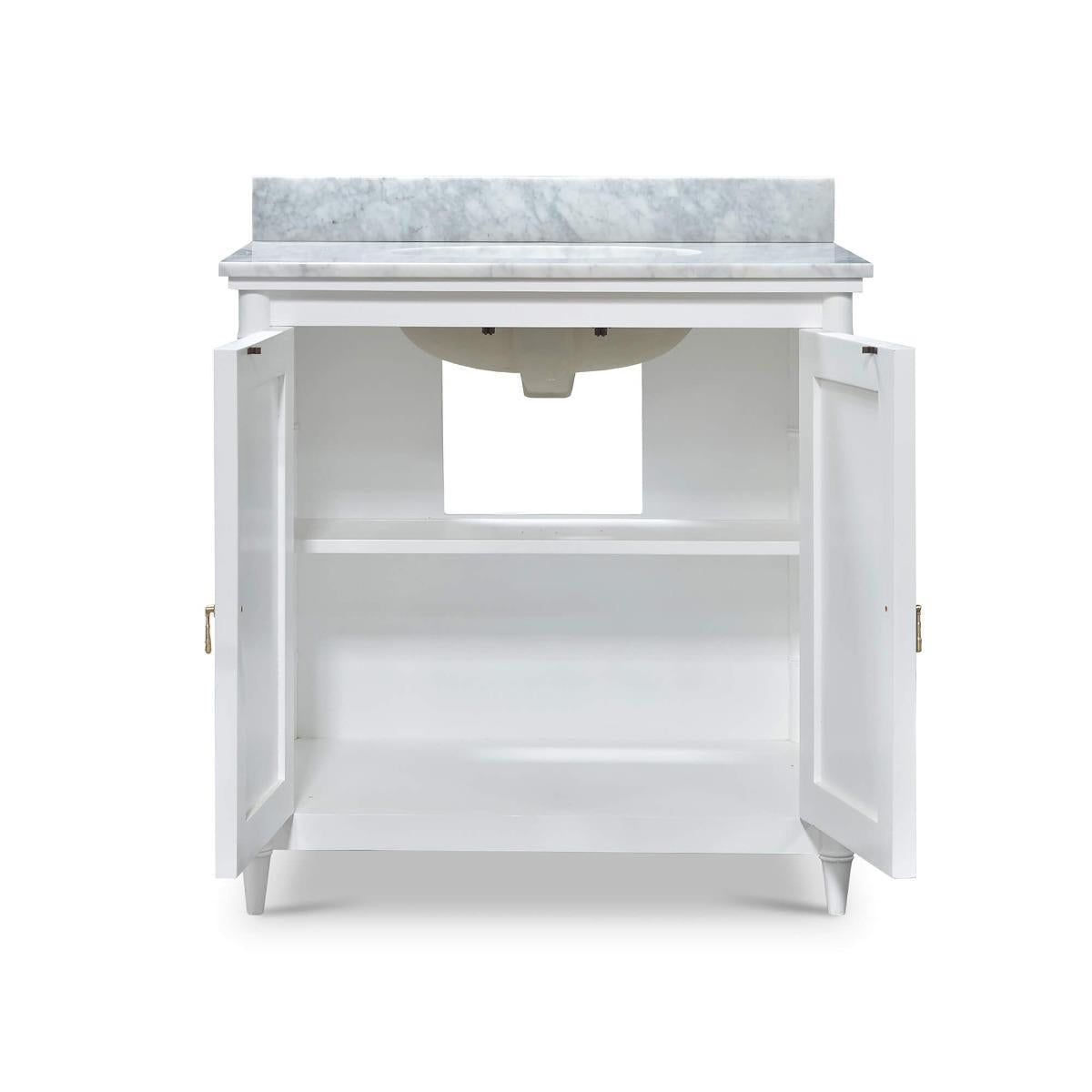 Bramble Grosvenor Single Vanity — True White *