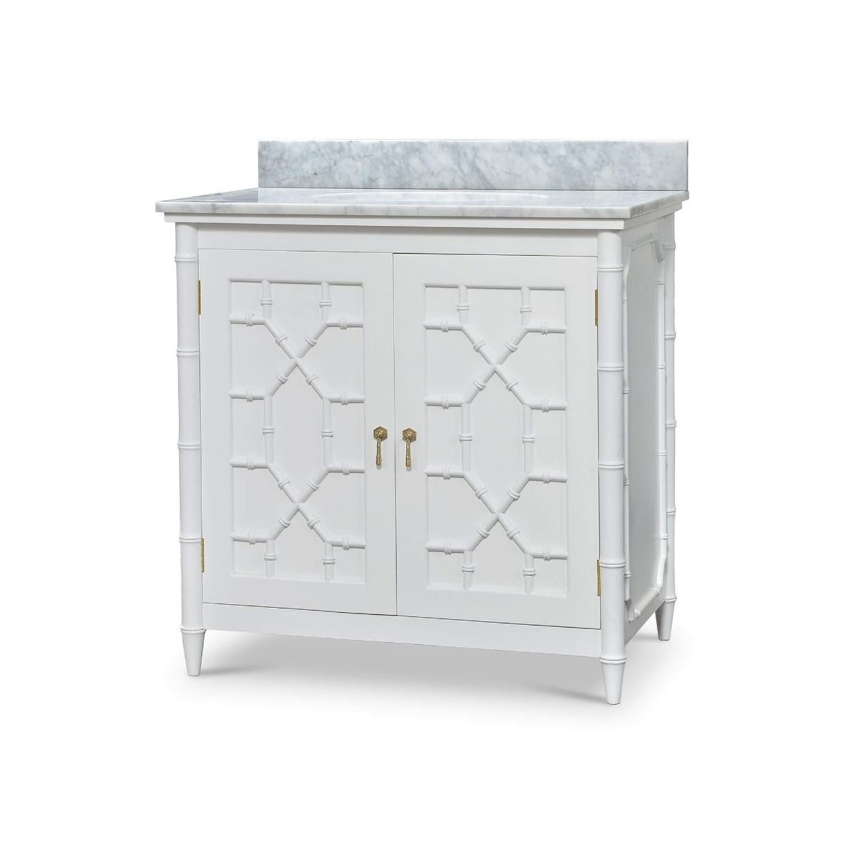 Bramble Grosvenor Single Vanity — True White *