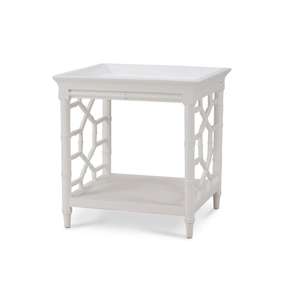 Bramble Grosvenor End Table — True White *