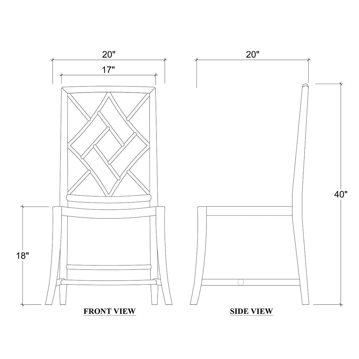 Bramble Farringdon Dining Chair — Fruit Wood / Arctic