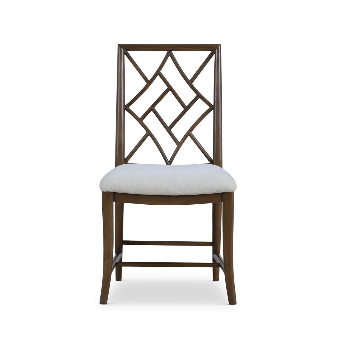 Bramble Farringdon Dining Chair — Dark Walnut / Thames Natural