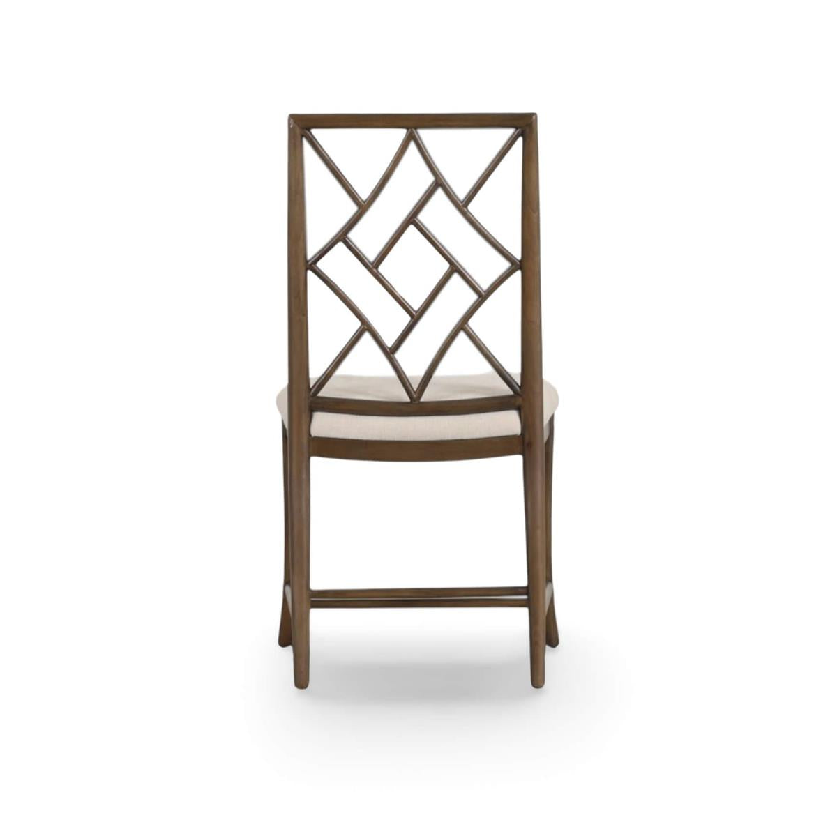 Bramble Farringdon Dining Chair — Dark Walnut / Thames Natural