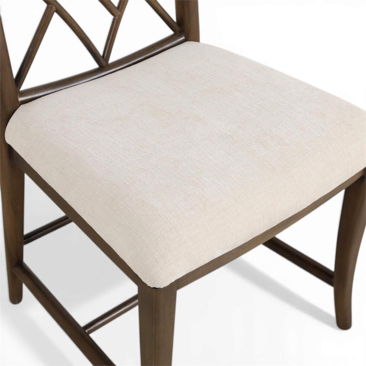 Bramble Farringdon Dining Chair — Dark Walnut / Thames Natural