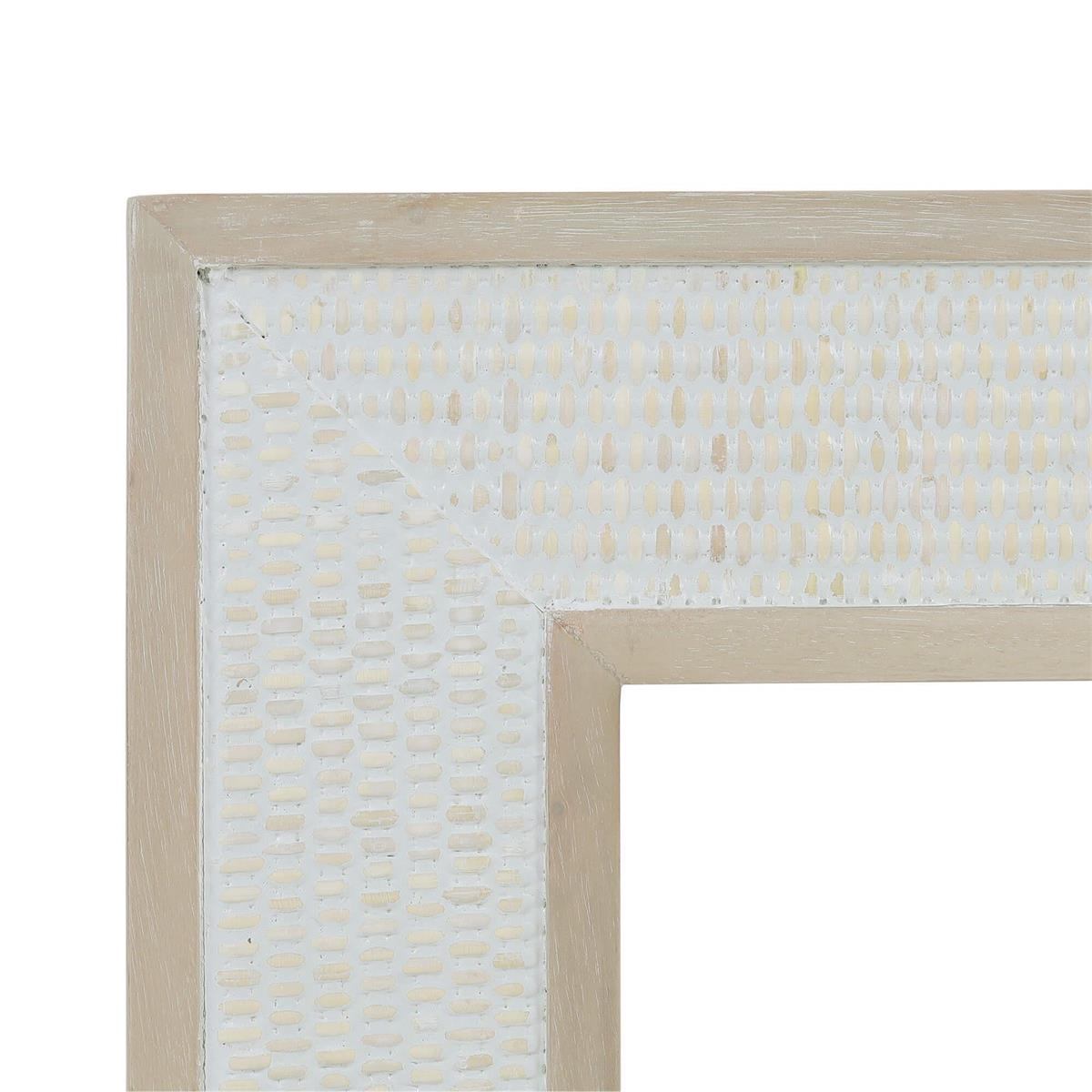 Bramble Finsbury Square Coffee Table — Sandbar / Rattan White
