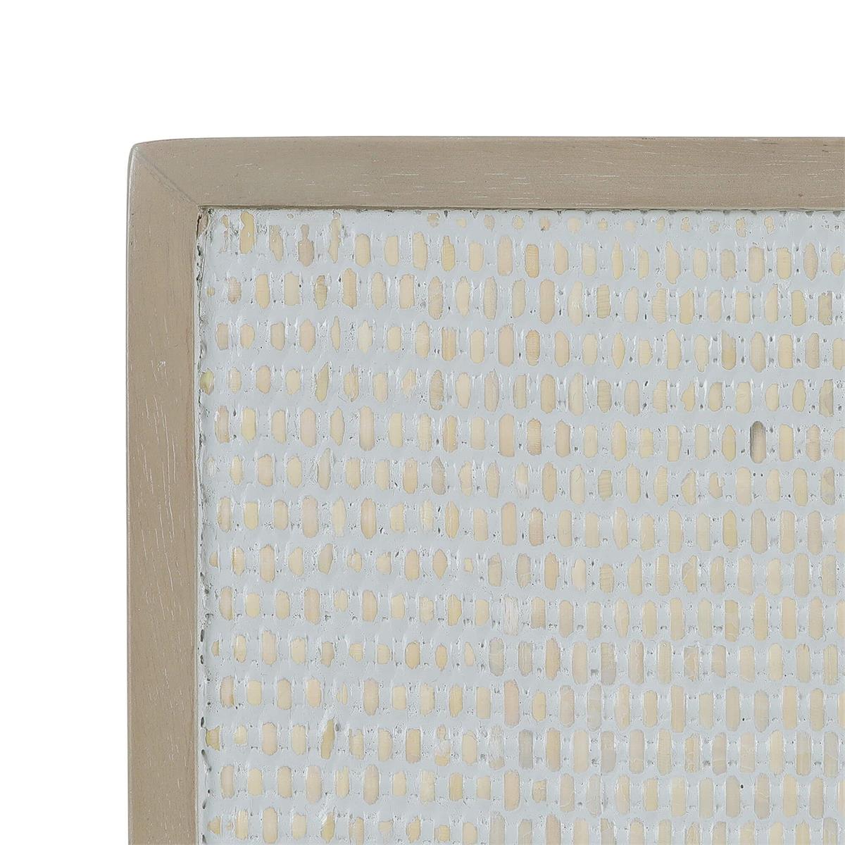 Bramble Finsbury Square Coffee Table — Sandbar / Rattan White