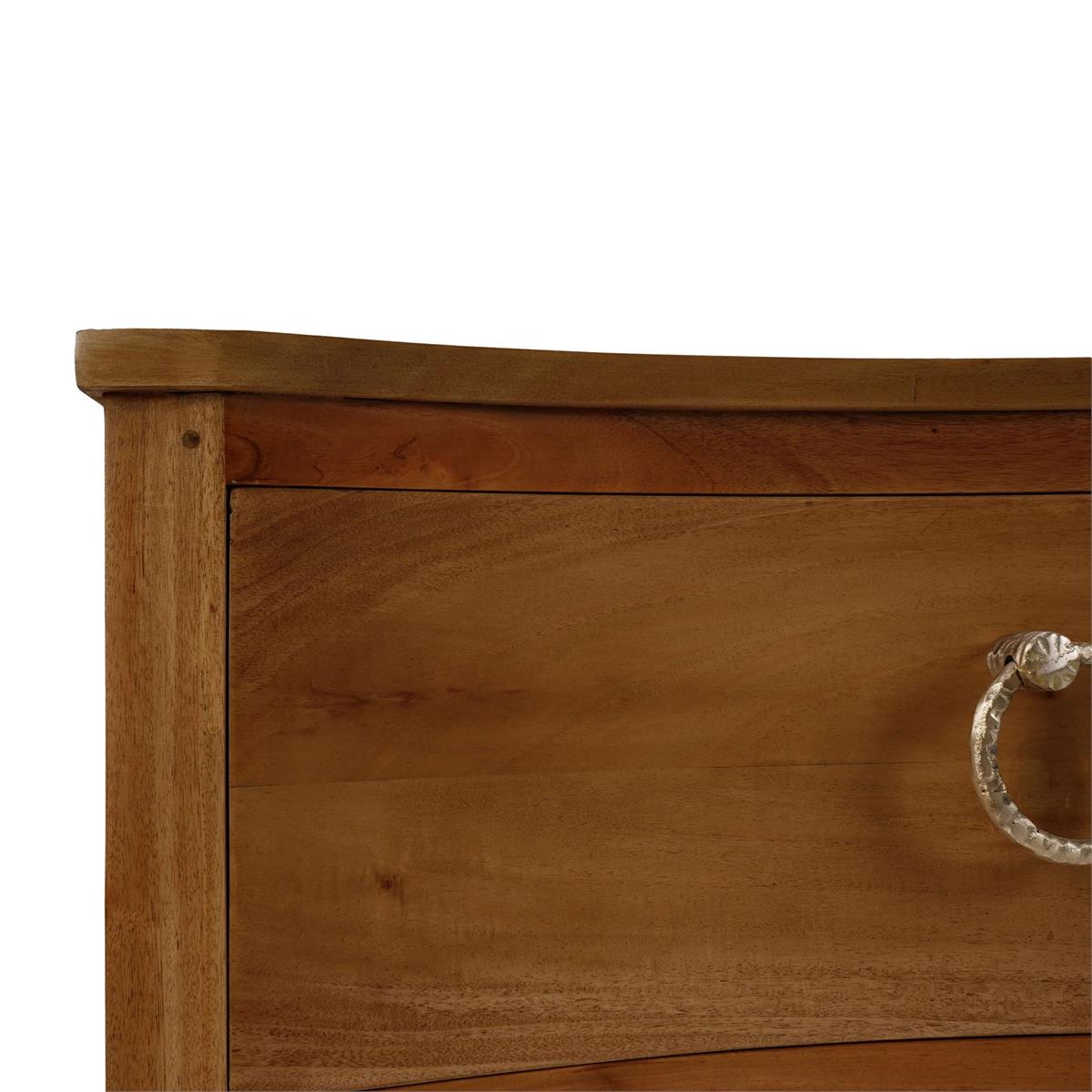 Bramble Bow Nightstand — Antique French Oak