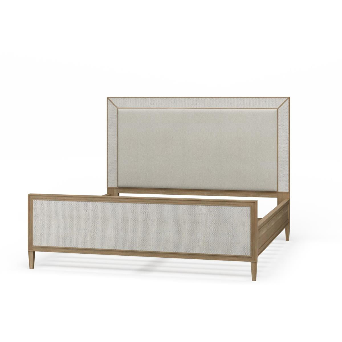 Bramble Belgravia Upholstered King Bed — Sandbar / Dinara Natural