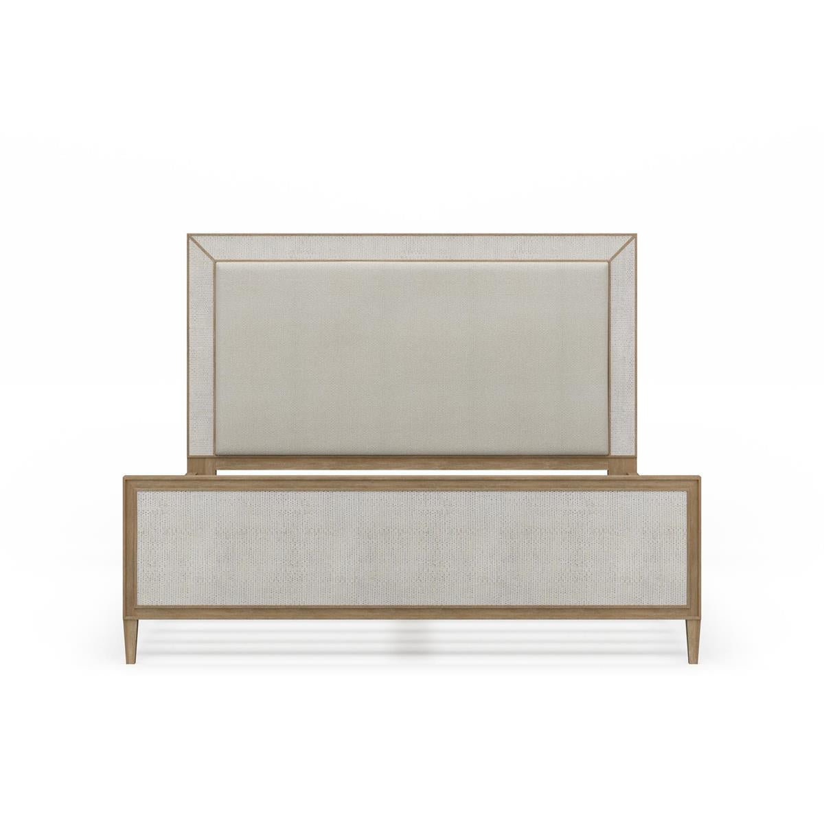 Bramble Belgravia Upholstered King Bed — Sandbar / Dinara Natural