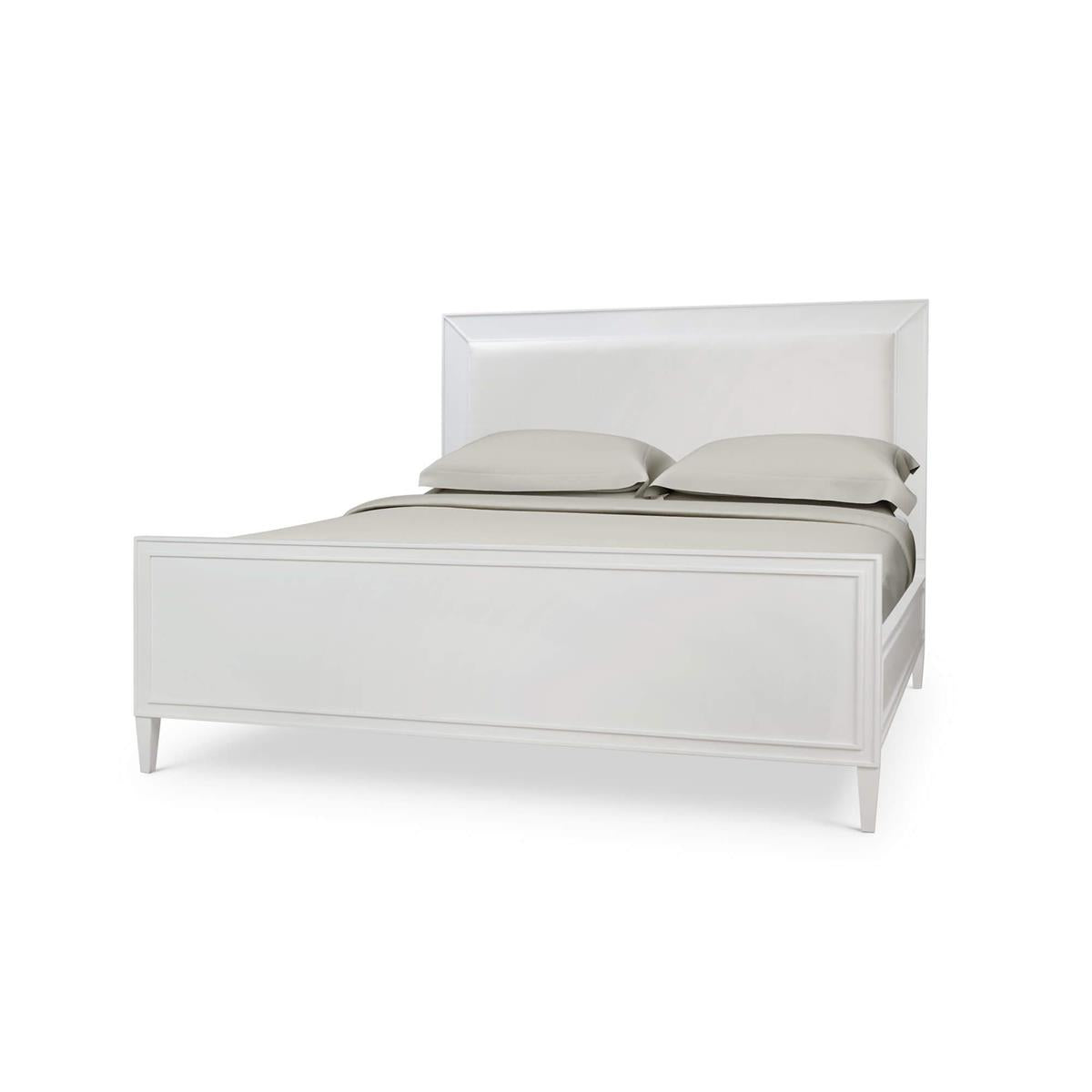 Bramble Belgravia King Size Bed w/o Rattan — True White * / Arctic