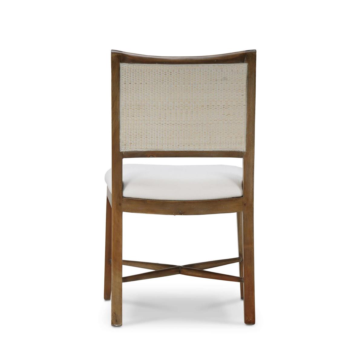 Bramble Fitzrovia Dining Chair — Straw Wash / Arctic