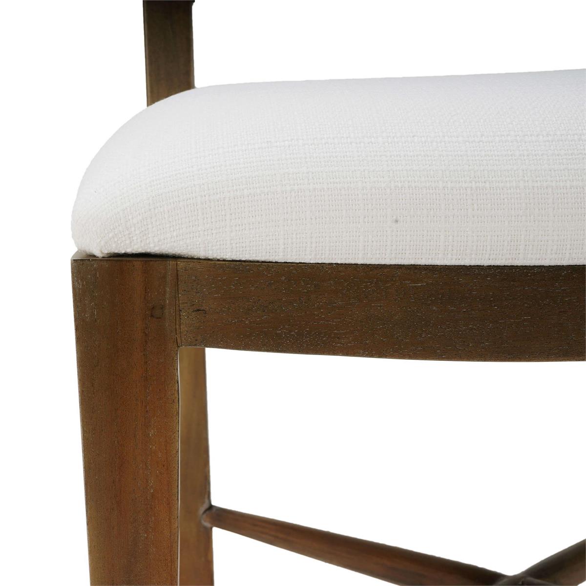 Bramble Fitzrovia Dining Chair — Straw Wash / Arctic
