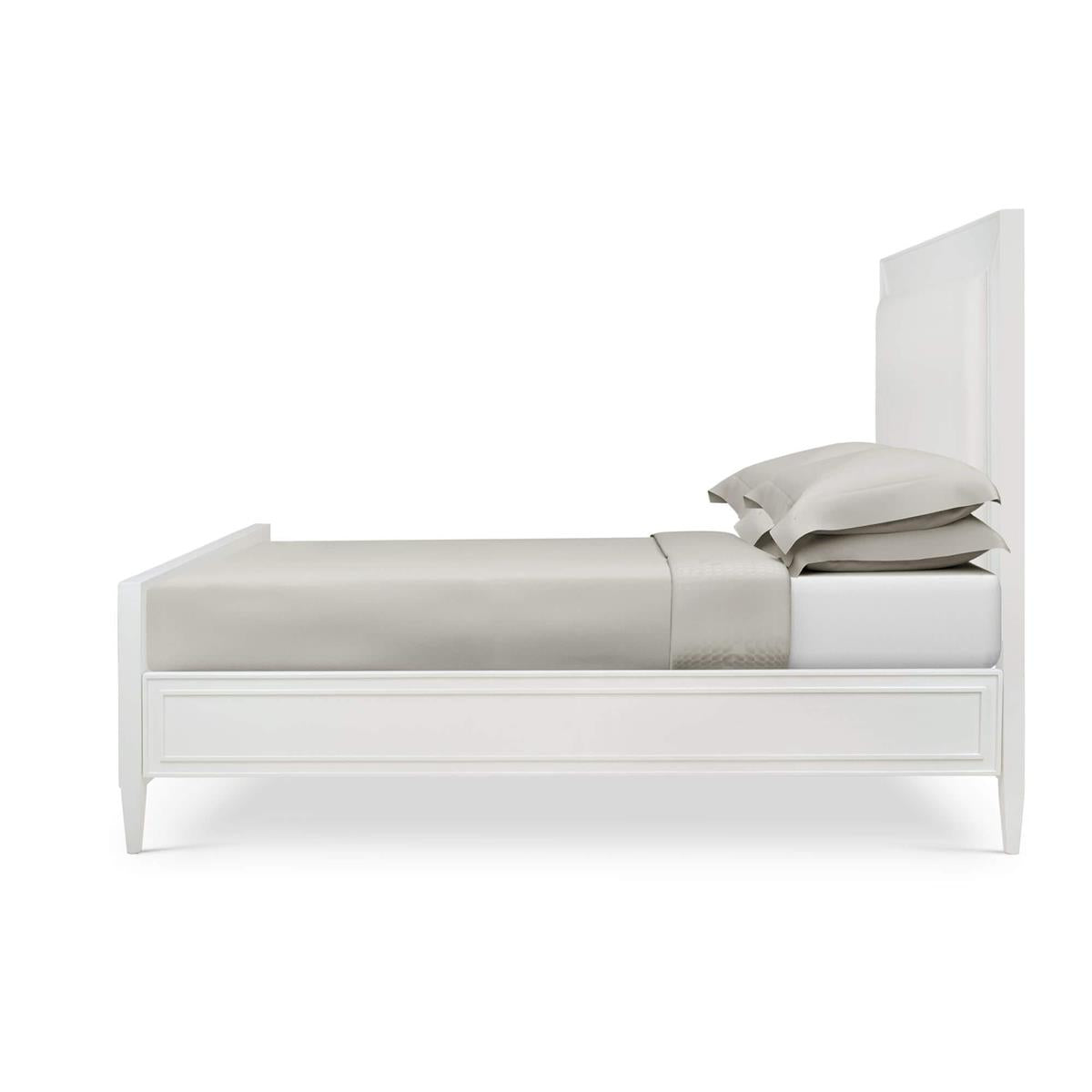 Bramble Belgravia Queen  Size Bed w/o Rattan — True White * / Arctic