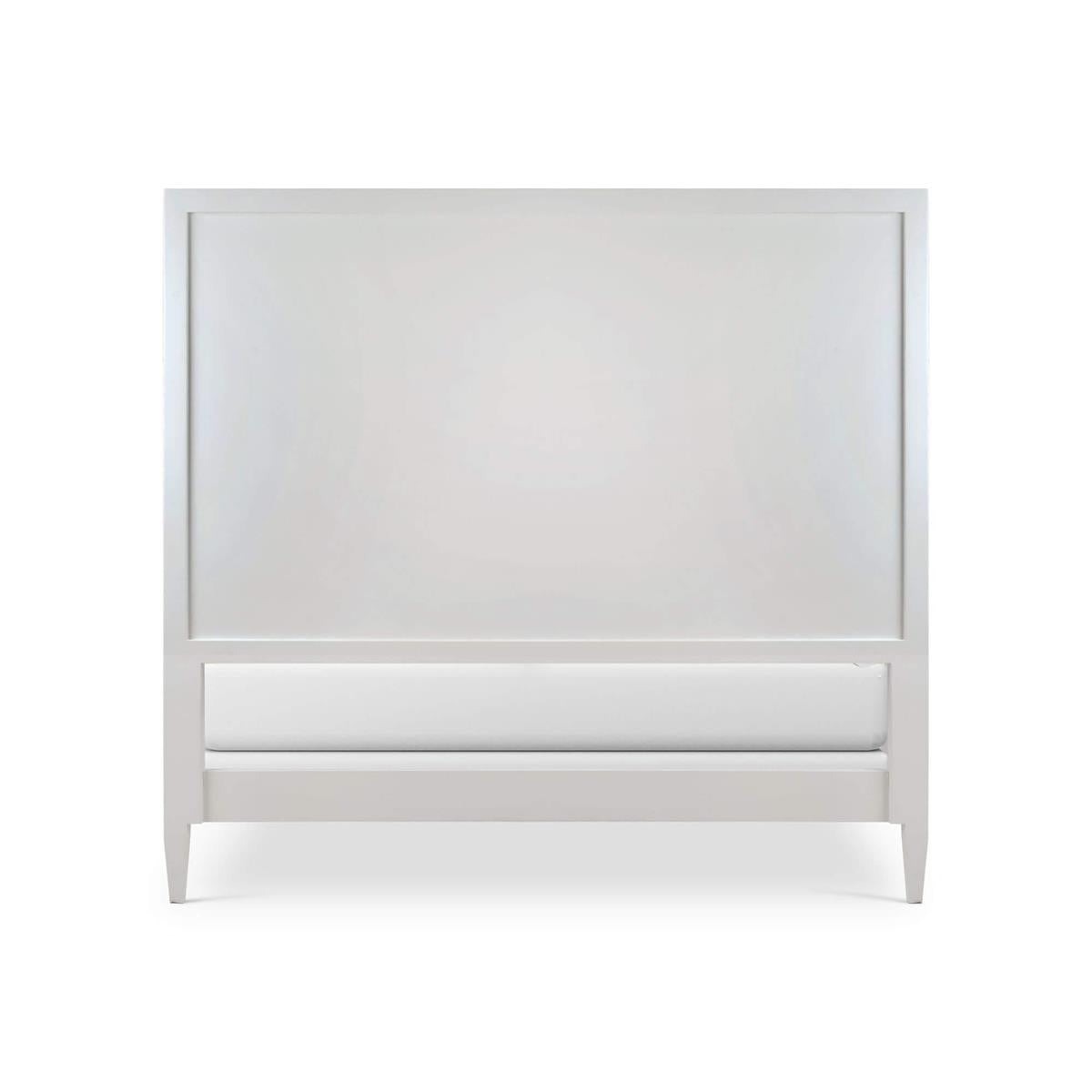 Bramble Belgravia Queen  Size Bed w/o Rattan — True White * / Arctic