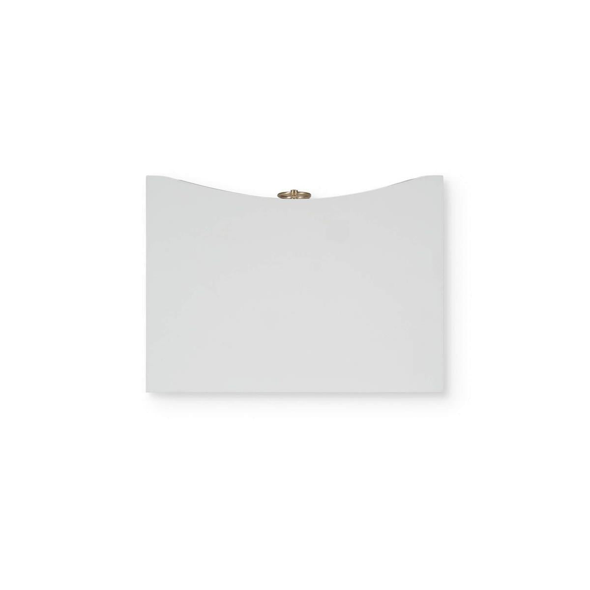 Bramble Mornington Linen Wrapped Nightstand — Linen True White
