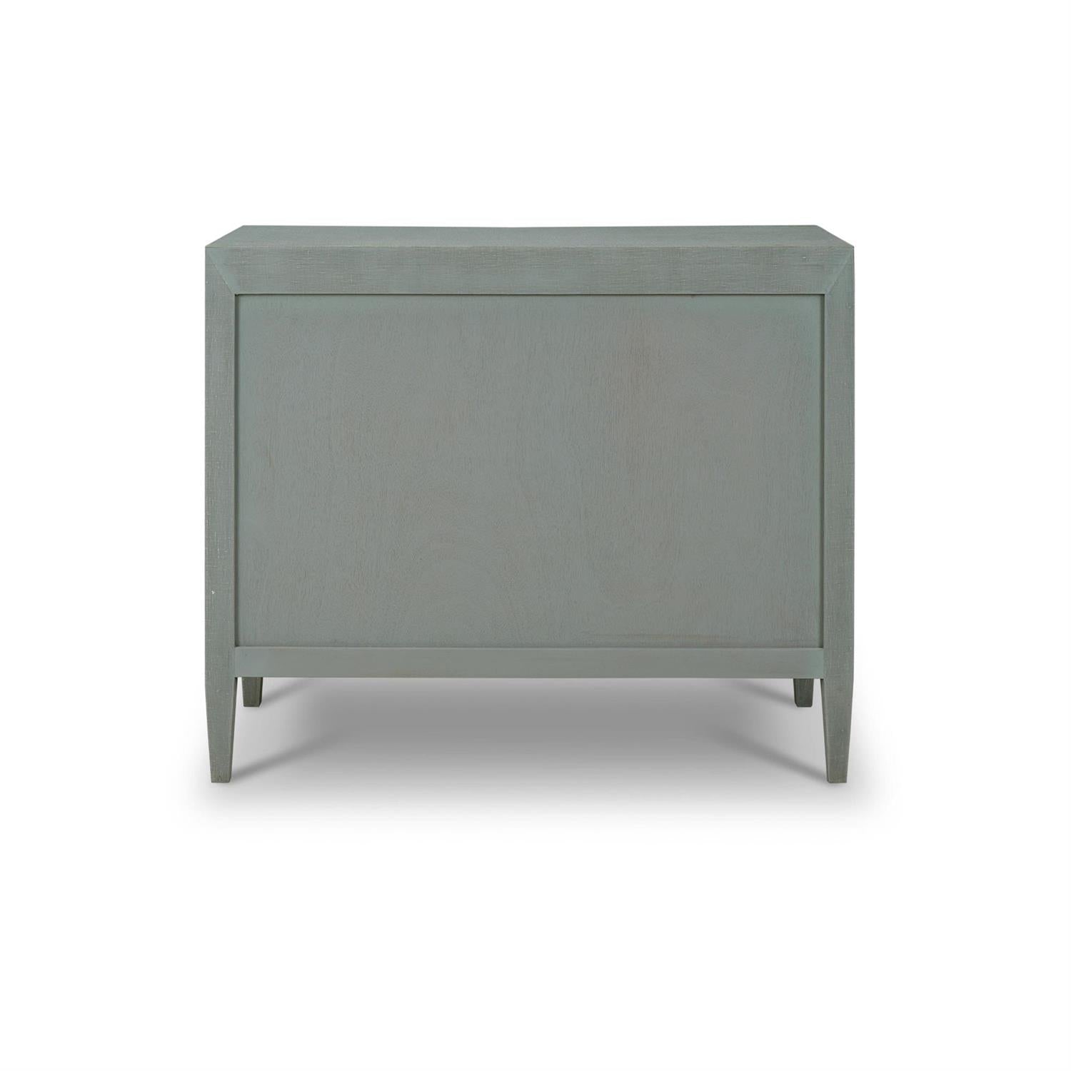 Bramble Mornington Linen Wrapped 3 Drawer Dresser — Linen Pale Blue * lightly sanded to give a light weathered appearance.