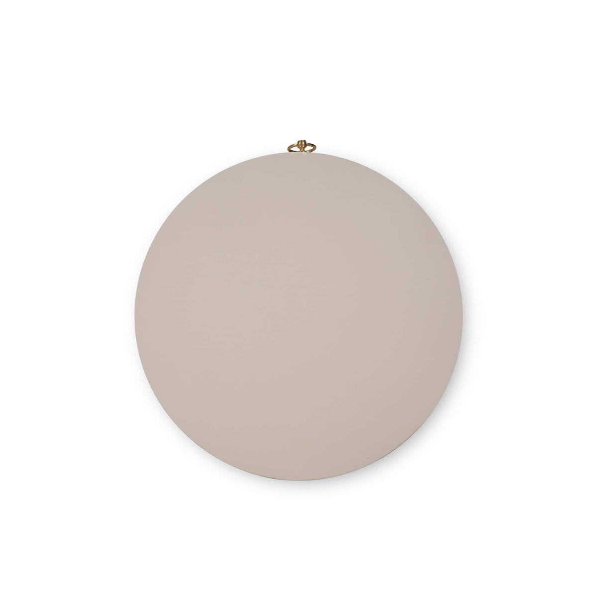 Bramble Milan Linen Wrapped Side Table — Linen Putty
