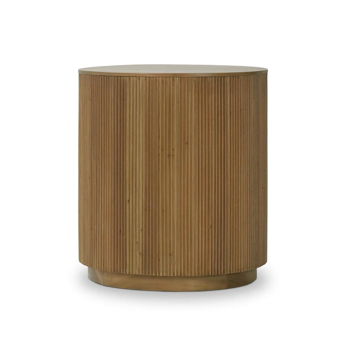 Bramble Bilbao End Table — Antique French Oak