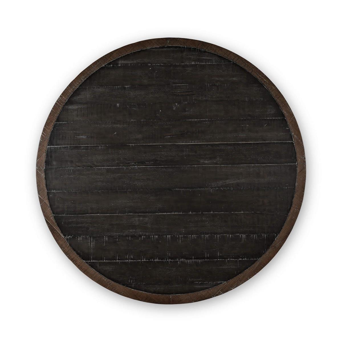 Bramble Beatnik Round Dining Table 60" — Java Brown