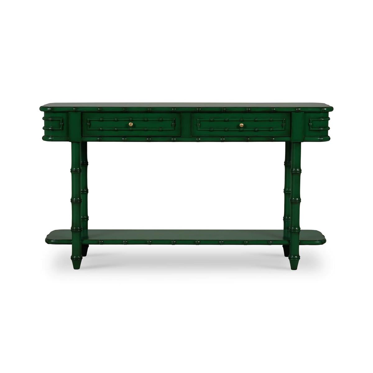 Bramble Hurlingham Console Table — Jade Green  *