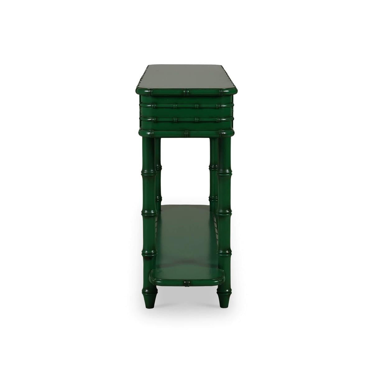 Bramble Hurlingham Console Table — Jade Green  *