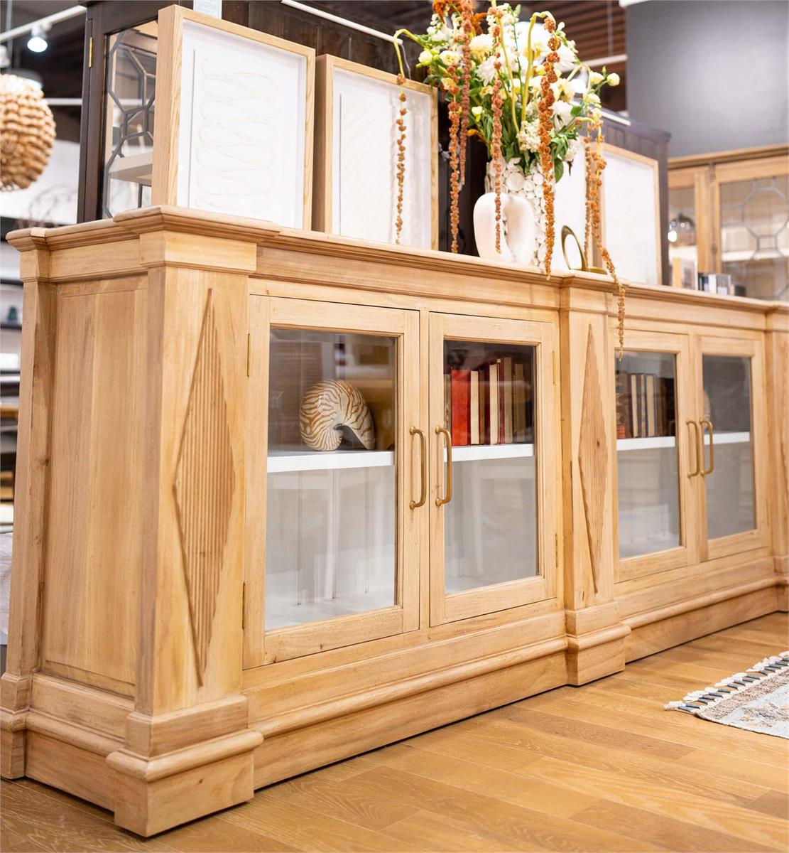 Bramble Narbonne Sideboard — Fruit Wood / True White *