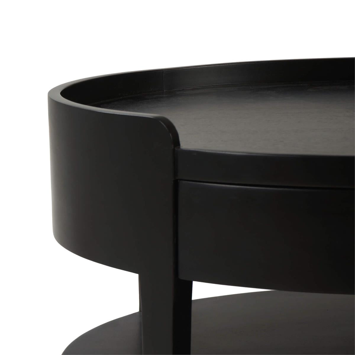 Bramble Oslo Side Table — Batavia Black