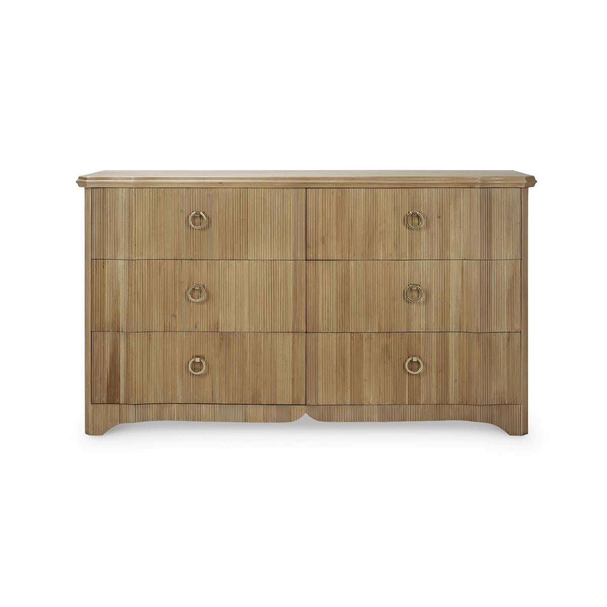 Bramble Brighton 6 Drawer Dresser — Fruit Wood