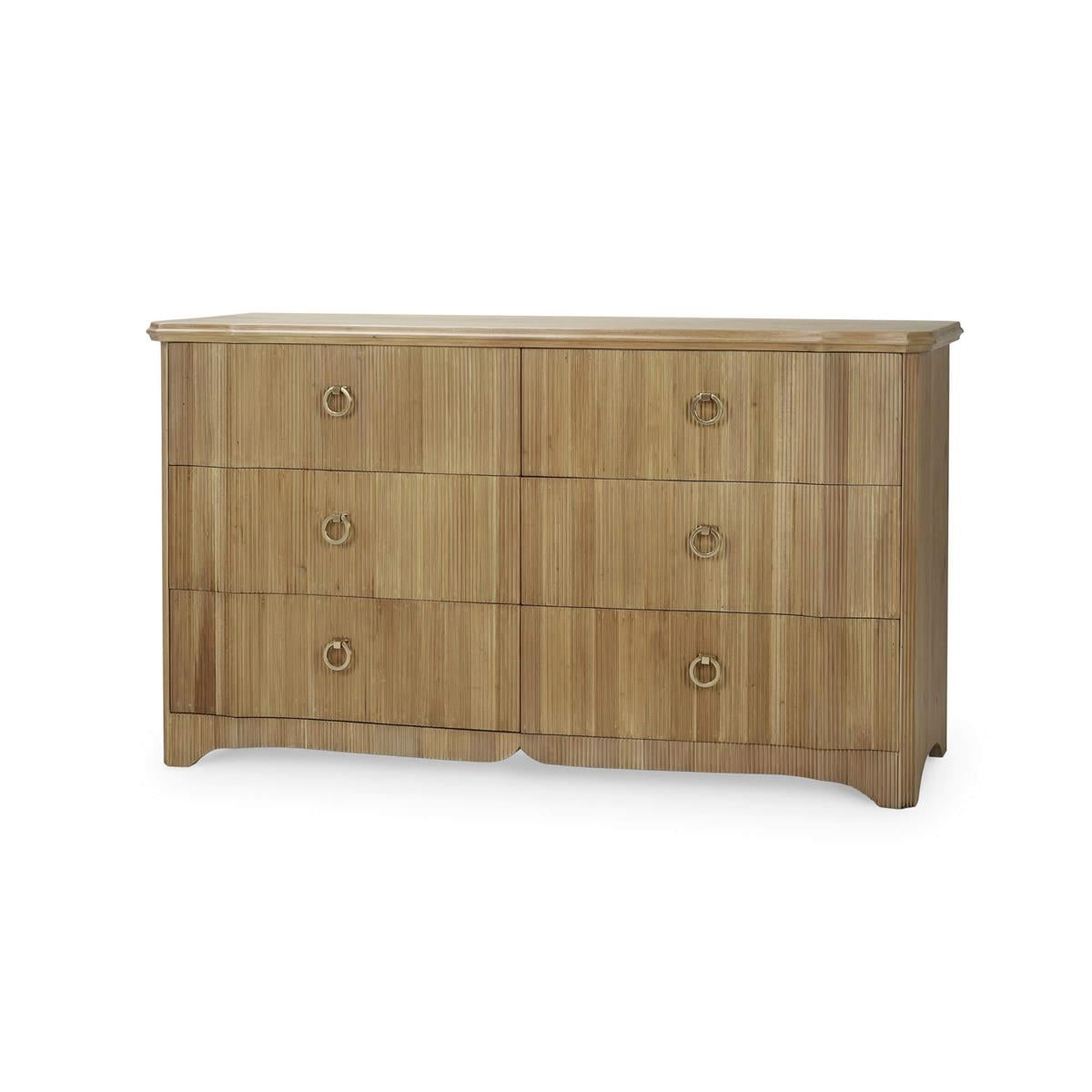 Bramble Brighton 6 Drawer Dresser — Fruit Wood