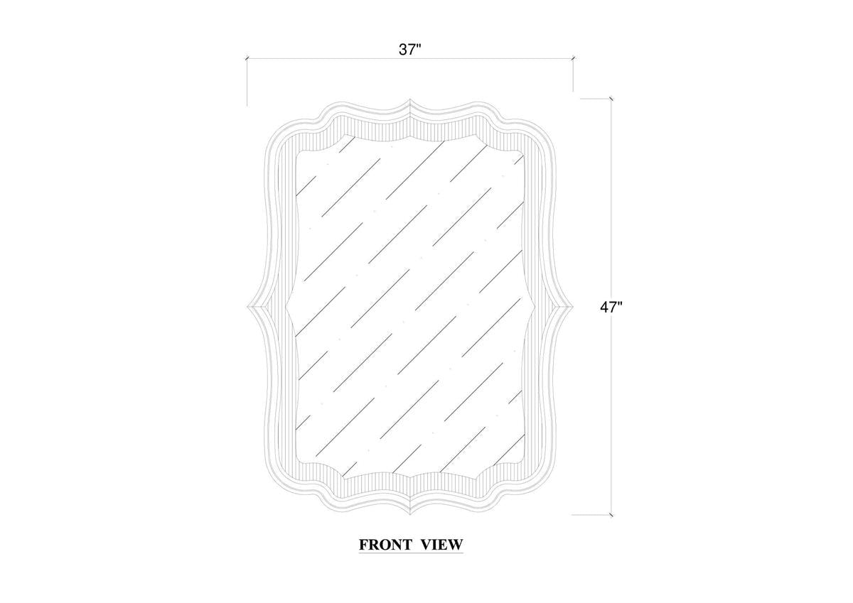 Bramble Brighton Mirror — Fruit Wood