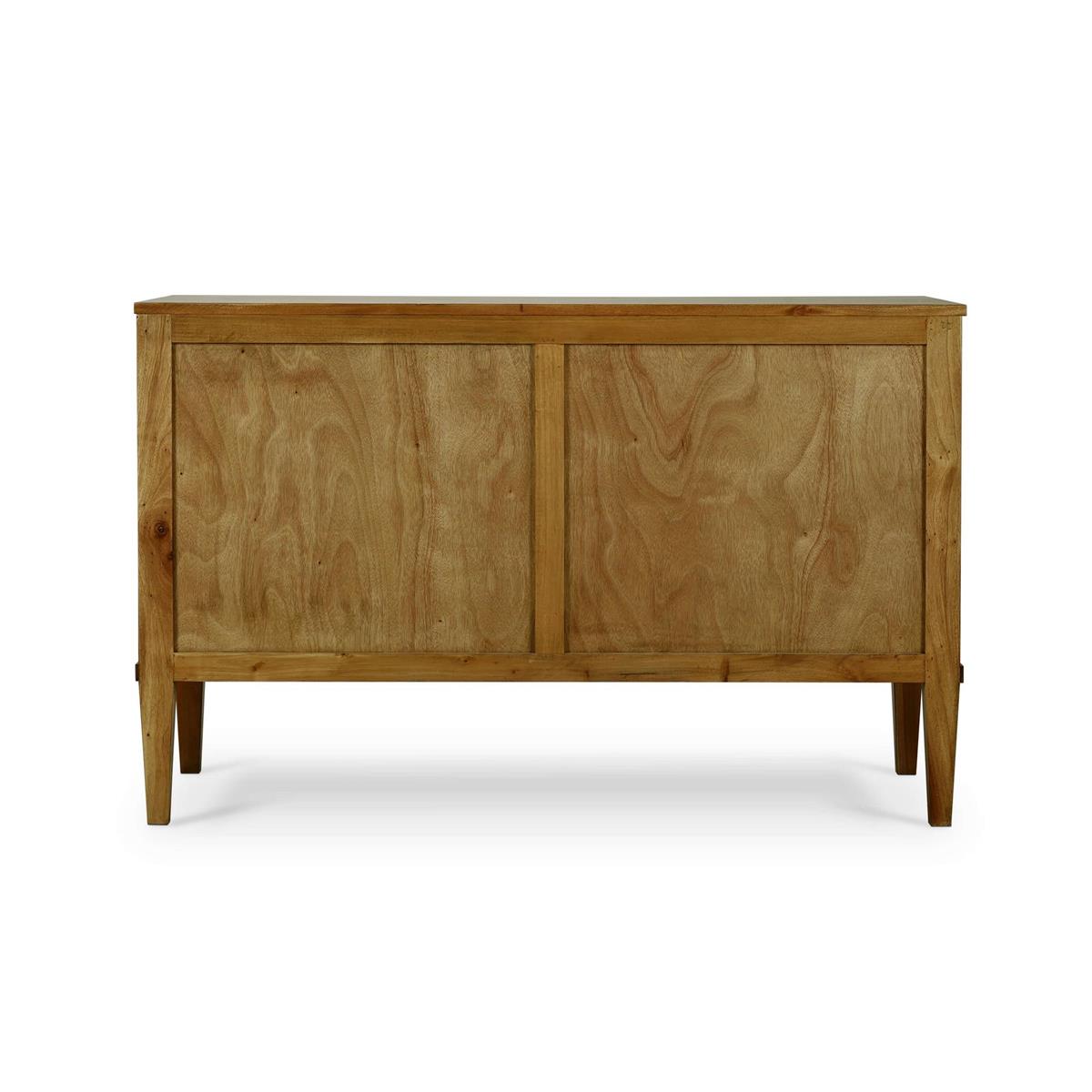 Bramble Bow 3 Drawer Chest — Antique French Oak