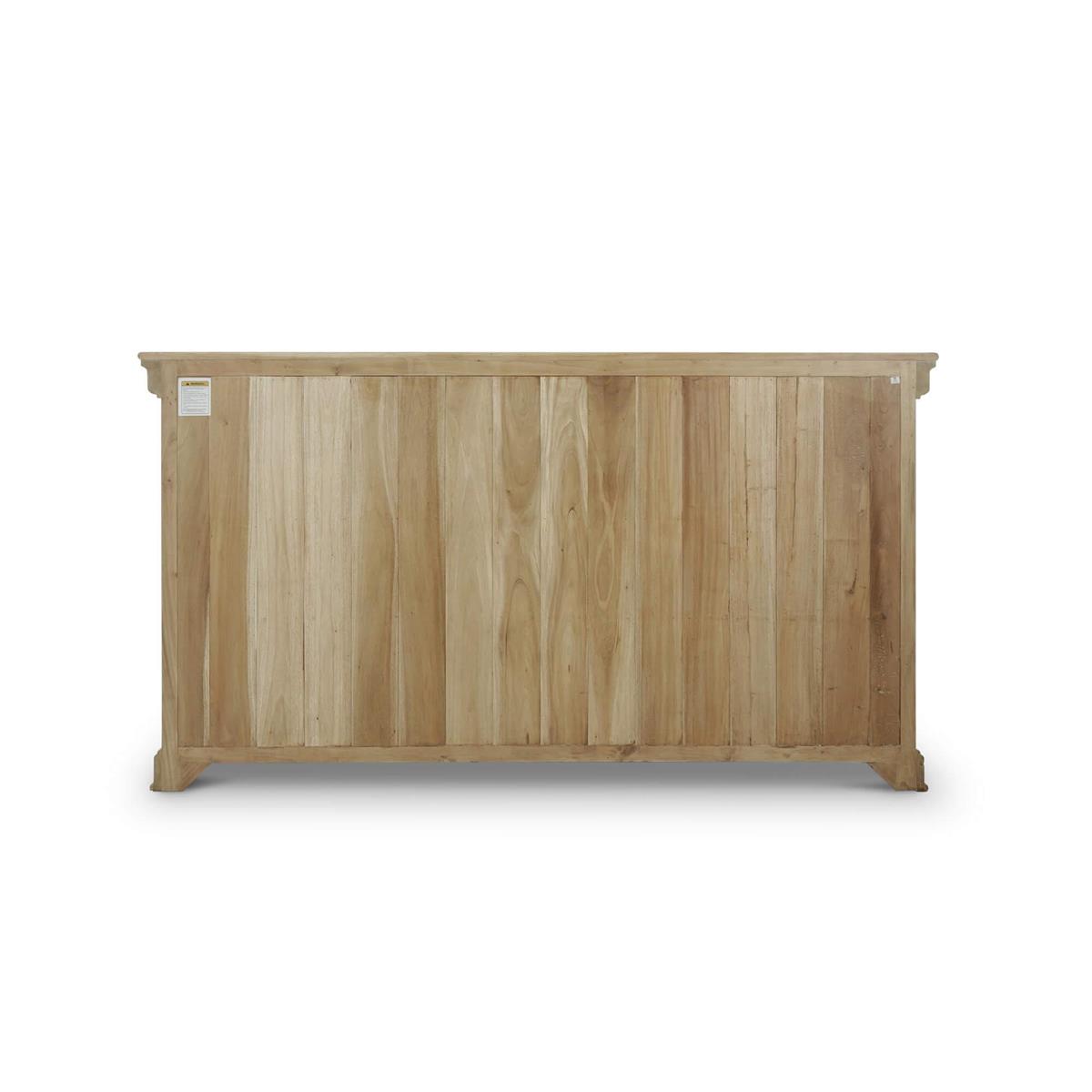 Bramble Bruges 3 Door Credenza — Fruit Wood / True White *