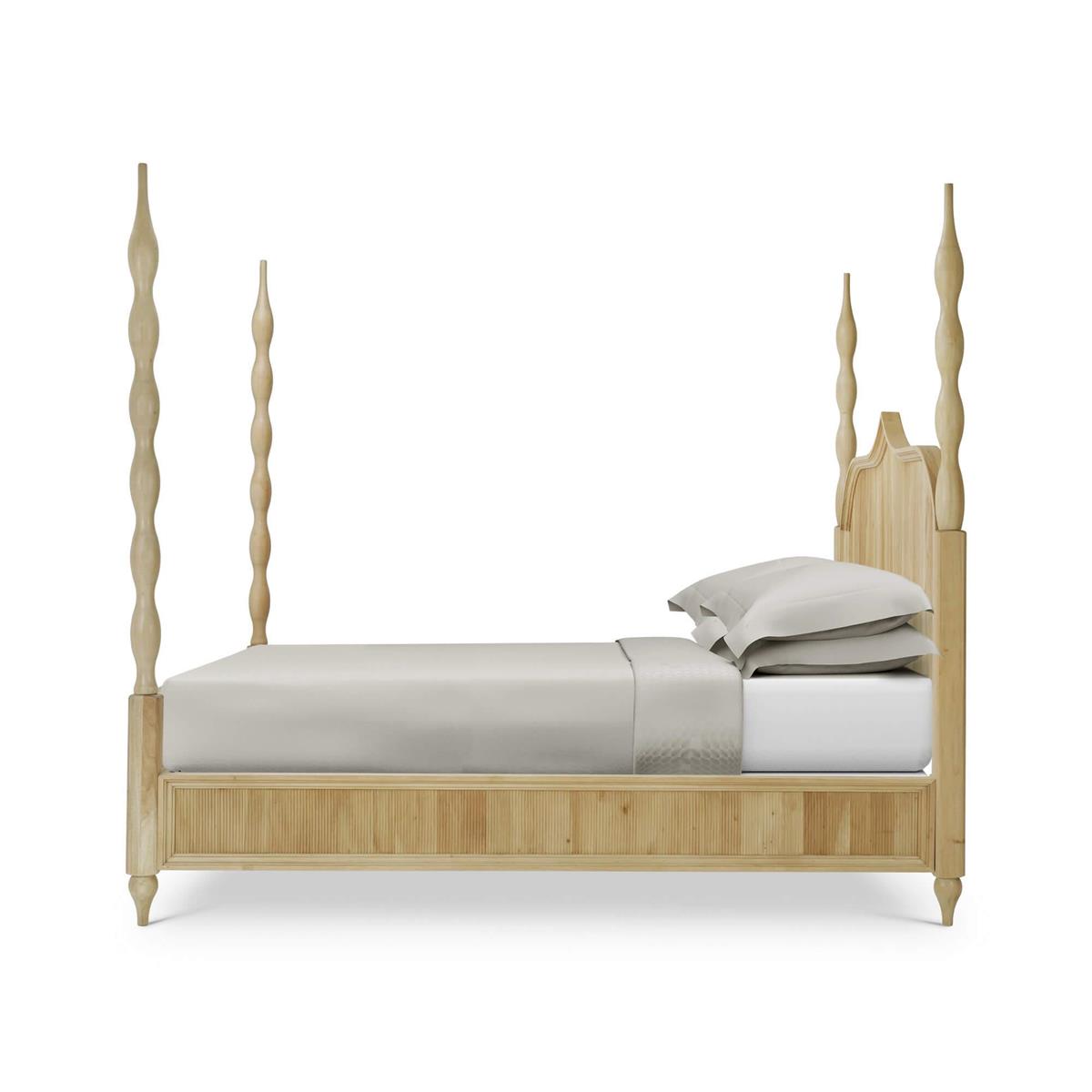 Bramble Brighton Wooden Back Bed King — Fruit Wood