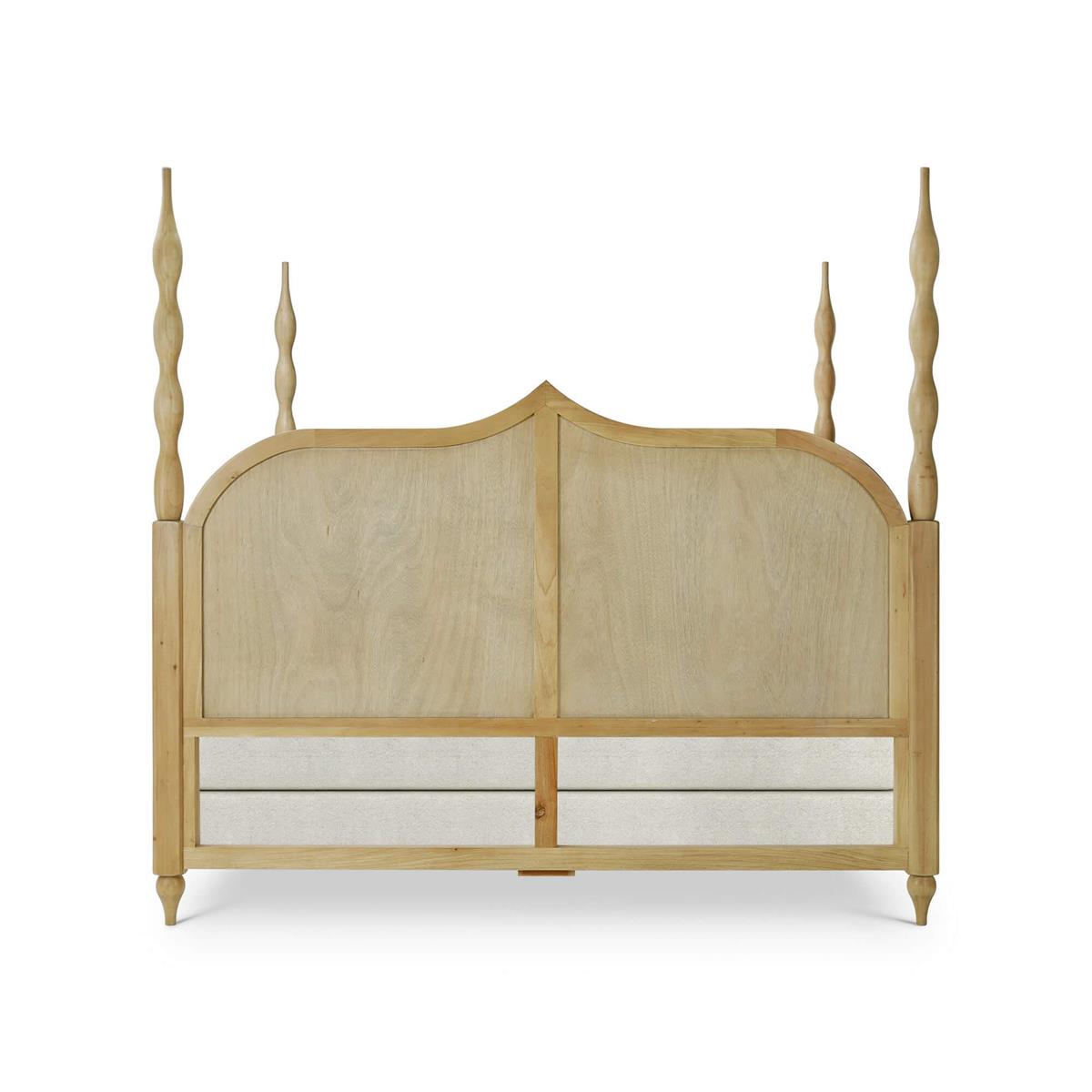 Bramble Brighton Wooden Back Bed King — Fruit Wood